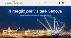 Desktop Screenshot of hotelgallesgenova.com